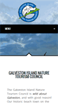 Mobile Screenshot of galvestonnaturetourism.org